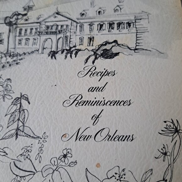 VTG Recipes & Reminiscences of New Orleans Cookbook Ursuline Academy 1971 Cajun - Picture 2 of 15